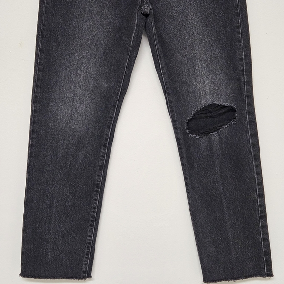 LEVI"S WEDGIE STRAIGHT DISTRESSED JEANS WOMEN'S SIZE 27 - Picture 7 of 8